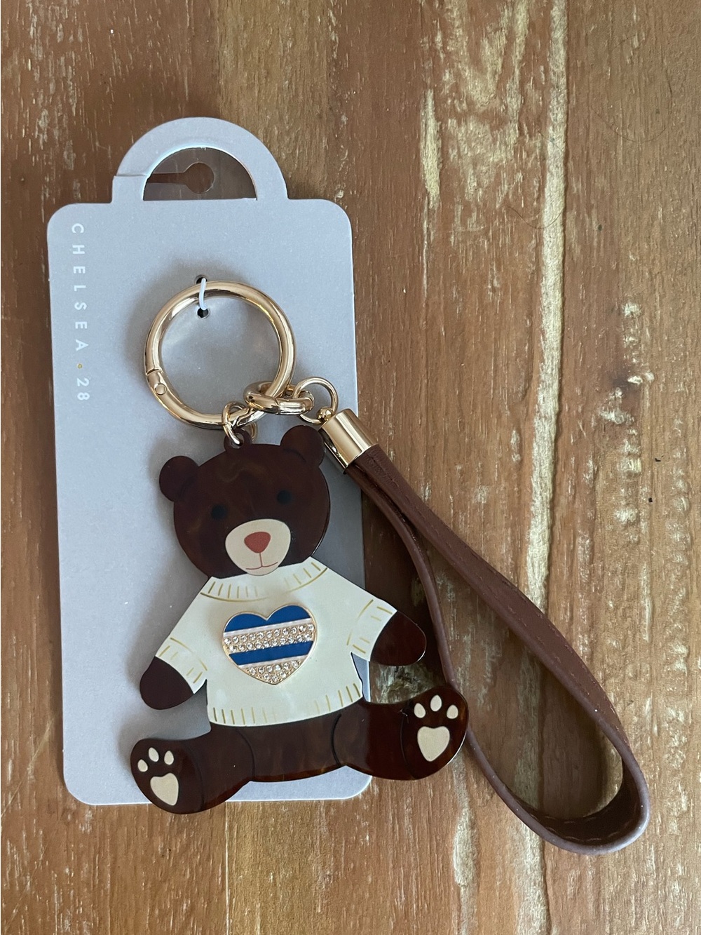 🧸 Teddy Bear Bag Charm Keychain